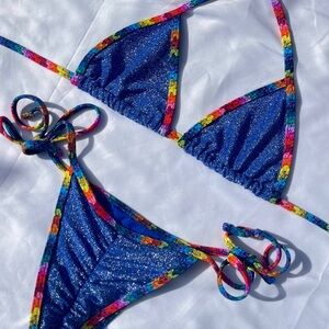 Isme bikini- rainbow print